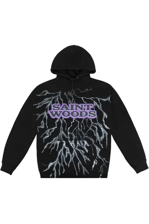 SAINTWOODS Hoodie à imprimé graphique