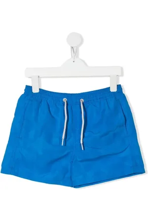 MC2 SAINT BARTH Short de bain à patch logo au dos