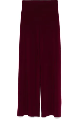 Norma Kamali Pantalon à taille élastiquée