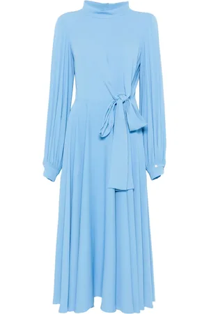 NISSA Robe mi-longue à col montant