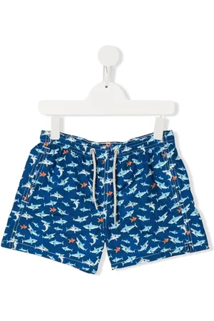 MC2 SAINT BARTH Short de bain à imprimé requin