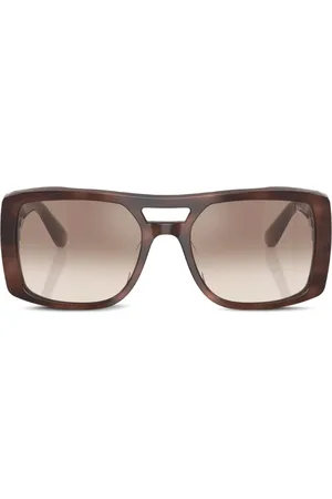 Brunello Cucinelli Lunettes de soleil à monture carrée