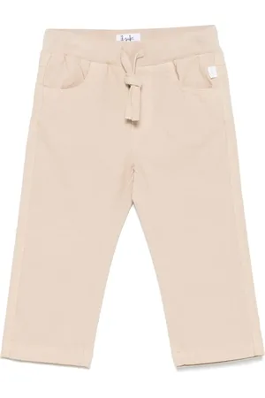 Il gufo Pantalon à étiquette logo