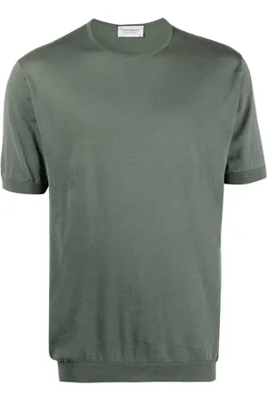 JOHN SMEDLEY T-shirt en coton à col rond