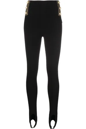 Balmain Legging à boutons décoratifs
