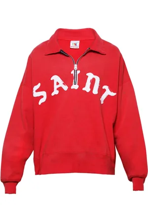 SAINT MXXXXXX Sweat en coton à logo imprimé