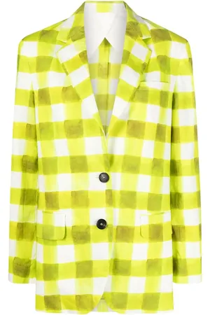 Msgm Blazer à carreaux vichy