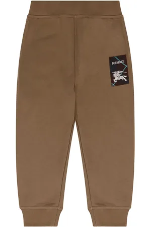 Burberry Pantalon de jogging à patch logo