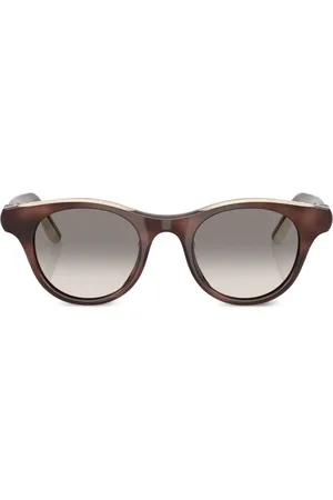 Brunello Cucinelli Lunettes de soleil à monture ronde