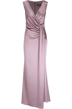 Kiton Robe longue à fronces