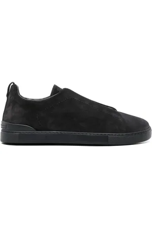 Ermenegildo Zegna Baskets Triple Stitch en daim