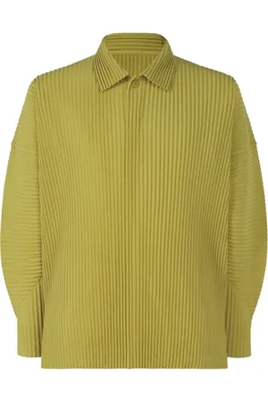 Issey Miyake Chemise à effet plissé