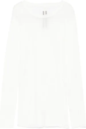 Rick Owens T-shirt nervuré à manches longues