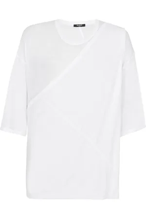 Balmain T-shirt à empiècement froncé
