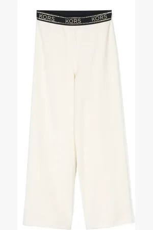 Michael Kors Pantalon en velours à bande logo