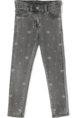 Chiara Ferragni Jean droit à motif Eyelike