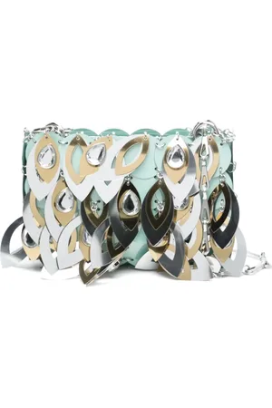 Paco rabanne Mini sac porté épaule Sparkle Leaves