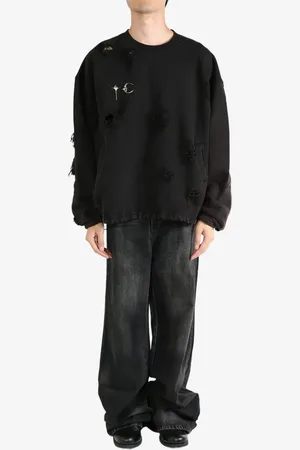 THUG CLUB Distressed sweatshirt