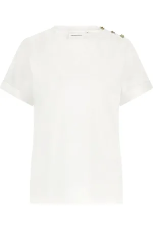 Fabienne Chapot T-shirt à col boutonné