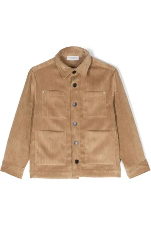Paolo Pecora Veste boutonnée en velours côtelé