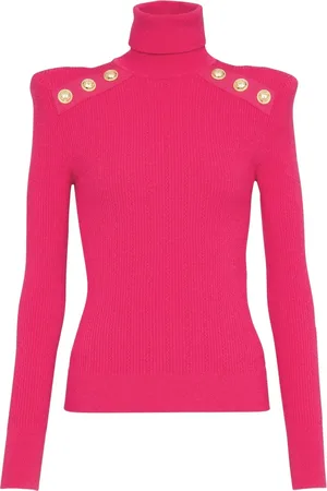 Balmain Pull à épaulettes