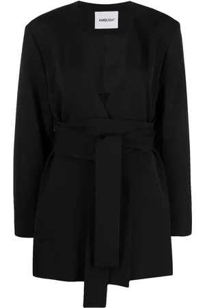 AMBUSH Blazer ceinturé à ourlet asymétrique