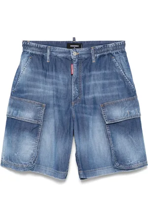 Dsquared2 Short en jean à poches cargo