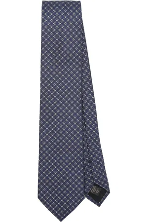 BRIONI Cravate à motif géométrique