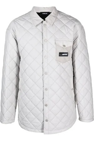 EgonLab Veste matelassée à patch logo