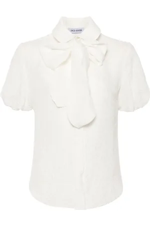 DICE KAYEK Chemise en soie à col noué