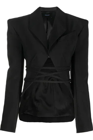 MUGLER Blazer à fermeture nouée