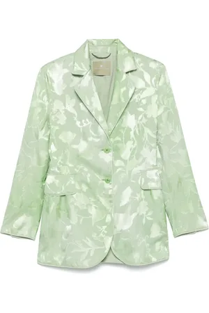 ERMANNO SCERVINO Blazer à motif floral en jacquard