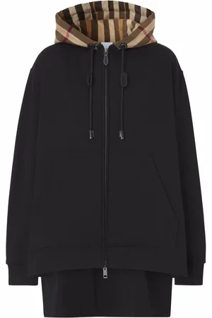 Burberry Hoodie à capuche contrastante