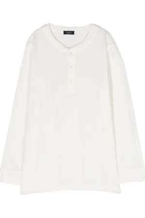 Il gufo Chemise en lin à boutonnière