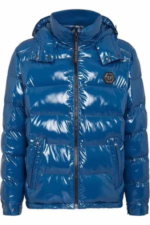 Philipp Plein Veste matelassée à effet brillant