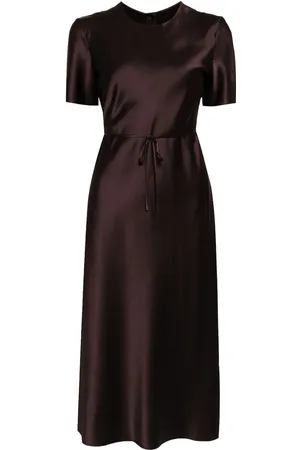 JNBY Robe mi-longue à fini satiné