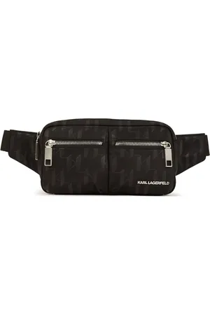 Karl Lagerfeld Sac banane à logo en jacquard