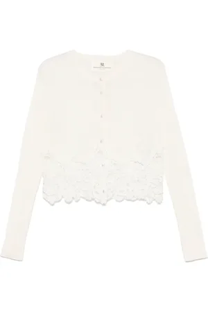 ERMANNO SCERVINO Cardigan à empiècements en dentelle