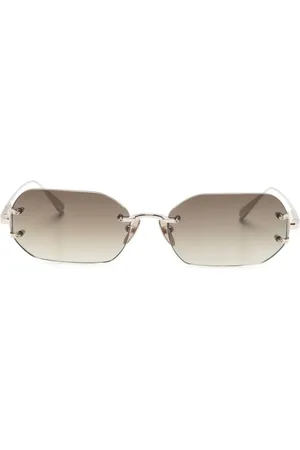 Linda Farrow Lunettes de soleil Magali à design sans monture