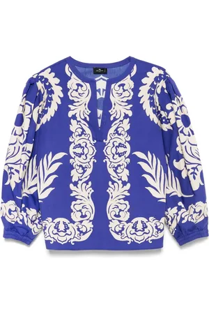 Etro Blouse à imprimé graphique
