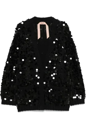Nº21 Cardigan brodé de sequins
