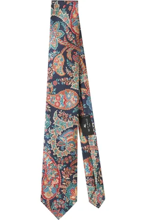 Etro Cravate en soie à fleurs