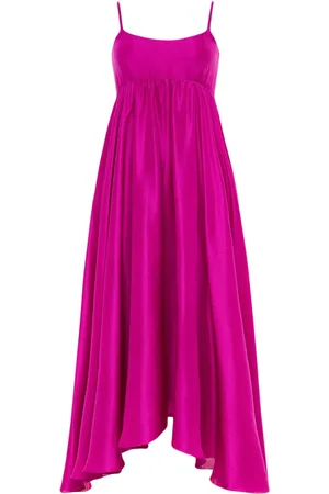 Azeeza Robe Rachel mi-longue en soie