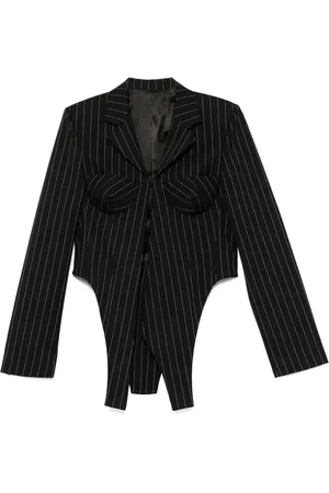 Jean Paul Gaultier Blazer à détail de corset