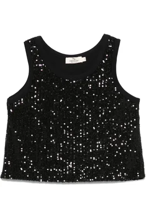 Le pandorine Haut brodé de sequins