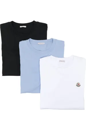 Moncler Lot de trois t-shirts à logo