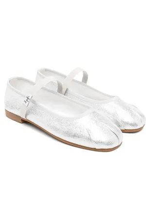 Il gufo Ballerines en cuir à bride élastique