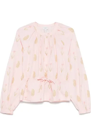 Giambattista Valli Chemise imprimée à détail noué