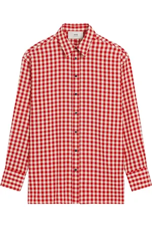 Ami Chemise en laine à carreaux