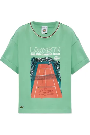 Lacoste T-shirt en coton à logo imprimé